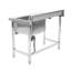 Wayfair Basics™ Arignote 600mm W Single Bowl Stainless Steel Kitchen Sink