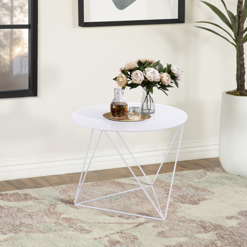 Independence Single Coffee Table, White