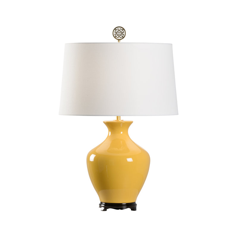Lampe de table Parkway, Glacis moutarde épicée