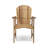 Outdoor Weather Resistant Acacia Wood Adirondack Dining Chairs (Set Of 2), Natural Finish-1429092070
