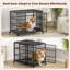 Cage pour chien robuste 36 pouces pour chiens de taille moyenne avec loquet autobloquant, chenil en acier à l'épreuve des fuites-792134451