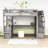 Helmuts Kids Loft Bed with Drawers-393009063-393009060
