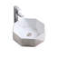 Lavabo de salle de bain vasque en porcelaine vitrifiée