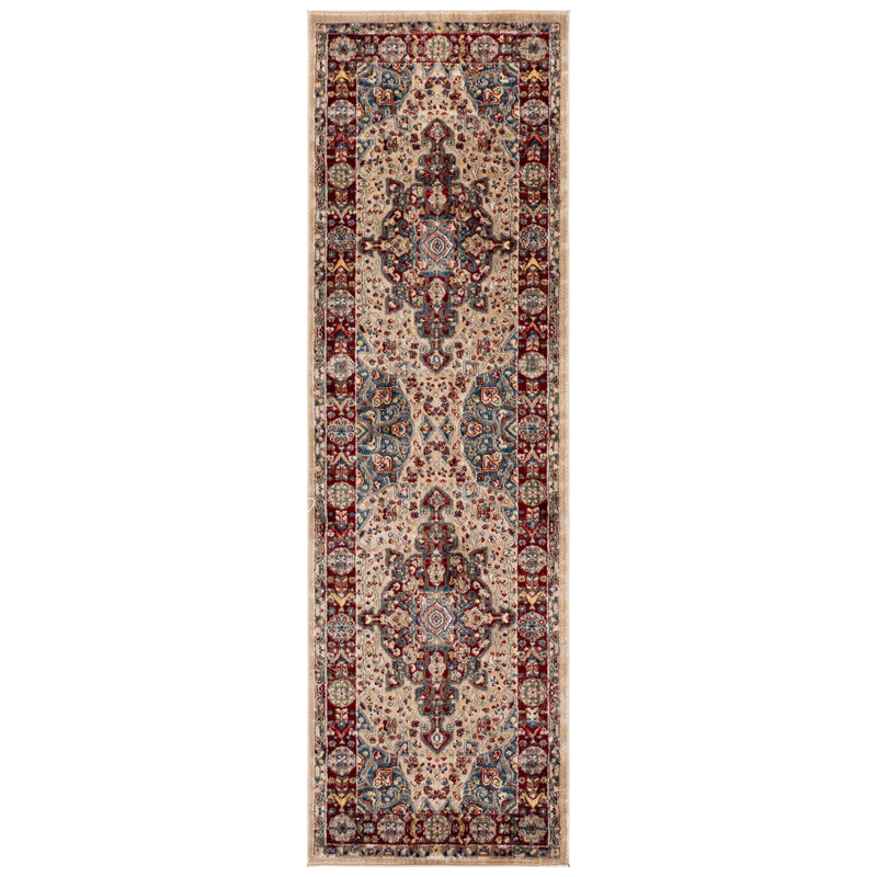 Tapis performance oriental Kurtz, Tapis de couloir 2 pi 6 po x 6 pi