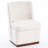 Oversized Upholstered Back Dining Chair, Extra Wide Boucle Fabric Parsons Kitchen Chair, Wingback Side Chair With Wood Base-1331819131-1331819134
