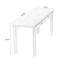 Bureau rectangulaire en bois massif brun noisette avec 2 tiroirs-1700971509
