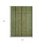 Tapis intérieur lavable rayé vert doré et gris 5 pi x 8 pi