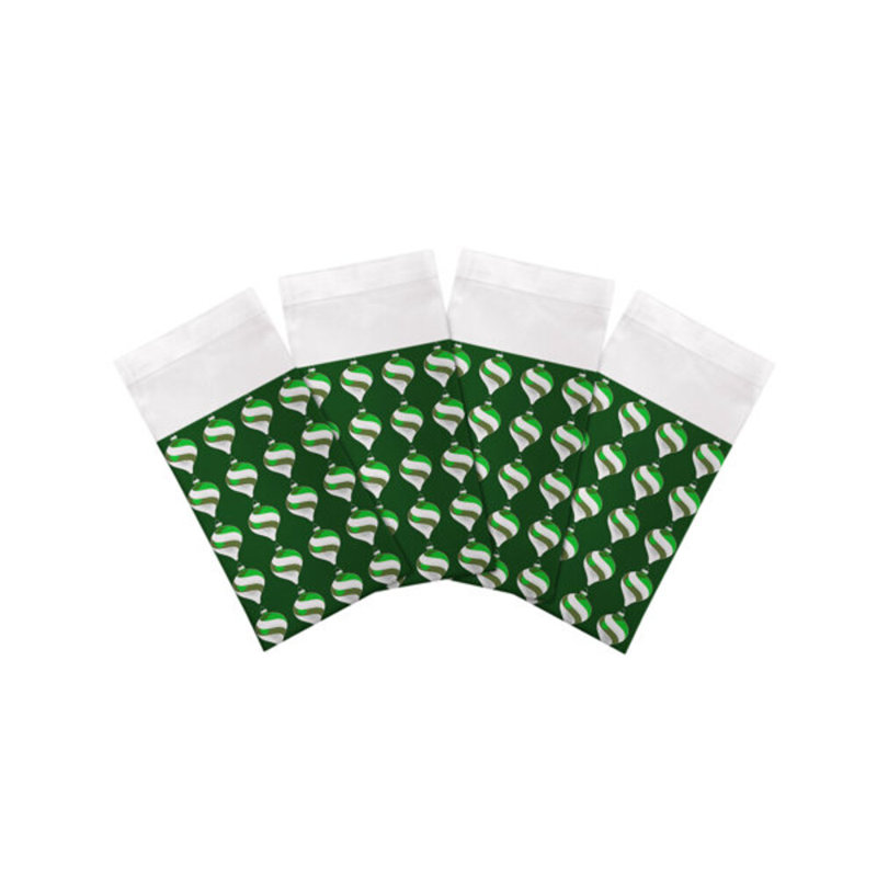 Cotton Blend Square Napkins, Green