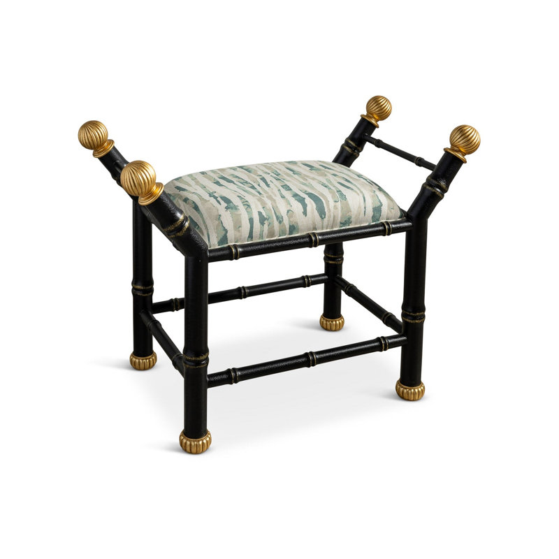 Boca Wilcrest Moss Bench, Black