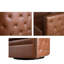 Fauteuil demi-tonneau capitonné Capstone