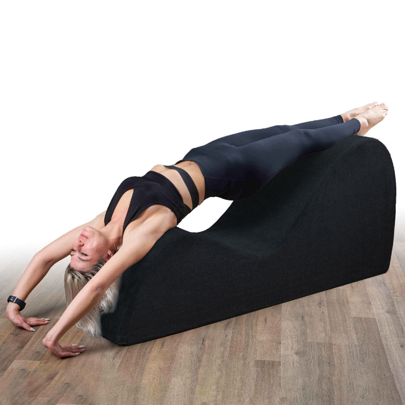 Chaise longue Daikwon, Microfibre noire / microsuède