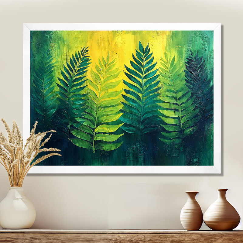 Dometrius - Floral Canvas Art Print, H 12 po x l 20 po, Reproduction encadrée d'une seule photo, Blanc