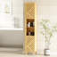 Manufactured Wood, Bamboo Freestanding Bathroom Cabinet