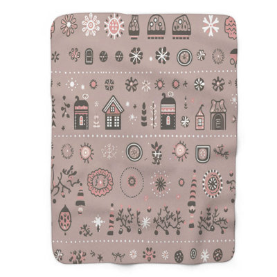 Couverture enneigée 1 pièce Snowfall Specks