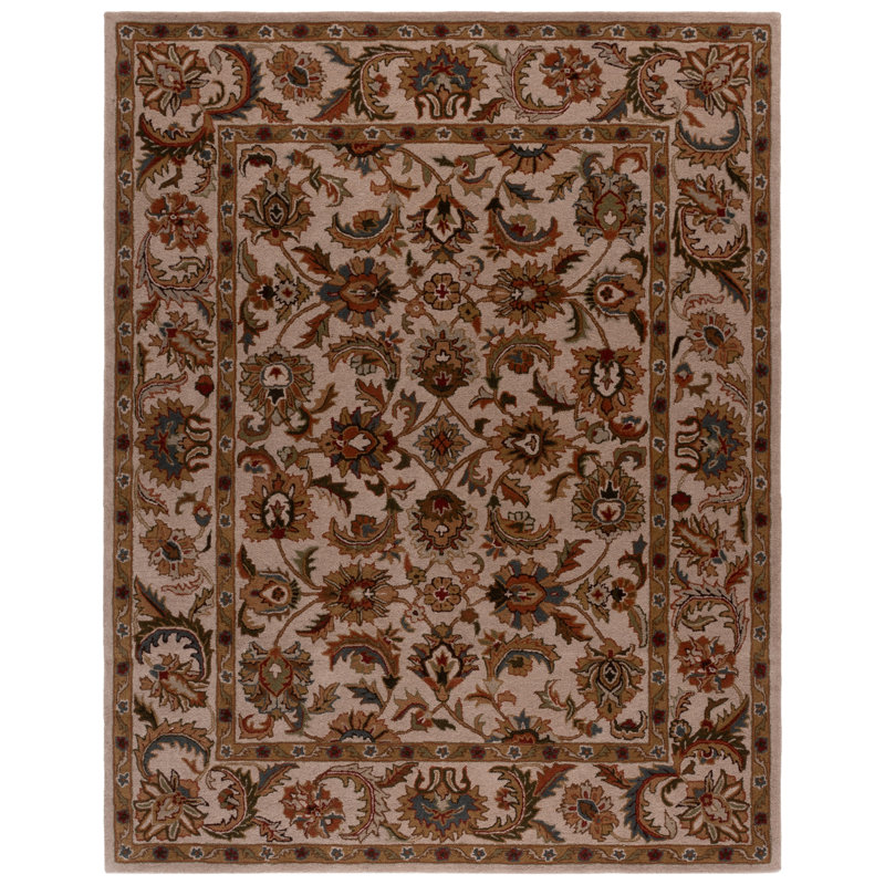 Carnasheeran Hand Tufted Wool Oriental Rug, Rectangle 7'6" x 9'6"