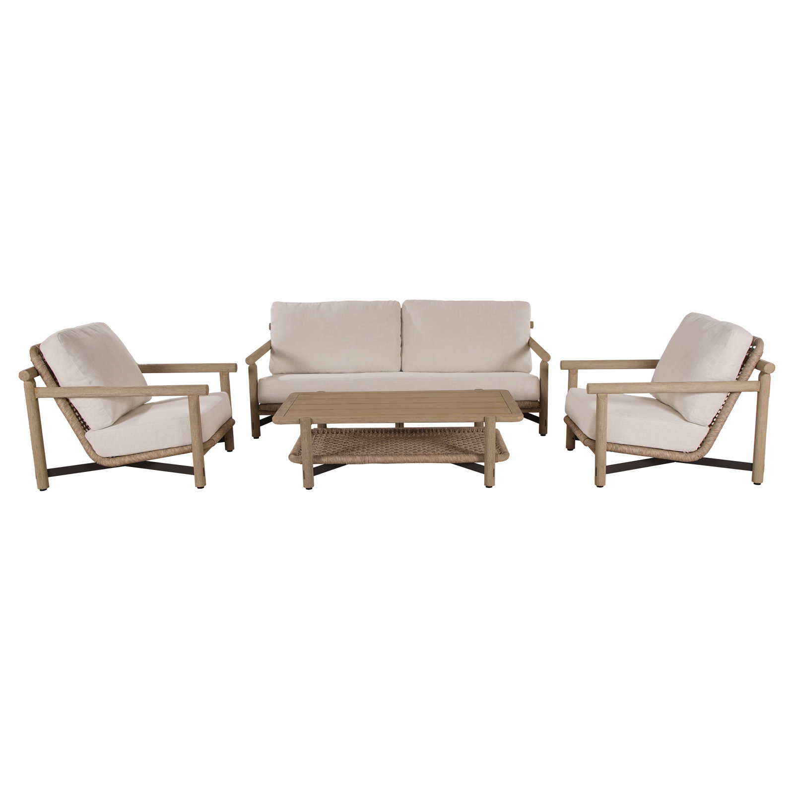 Inessa 30" Teak Patio Table