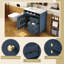 Meuble-lavabo moderne avec lavabo, tiroirs à fermeture en douceur et rangement spacieux-1574836555