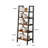 5-Tier Ladder Shelf, Multi-Level Storage Rack with Open Shelves, Versatile Display Stand for Living Room, Bedroom,Office