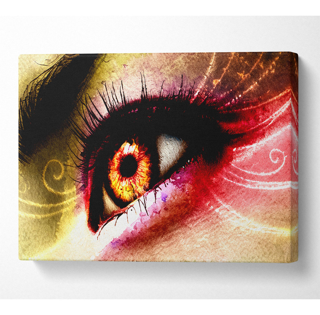 Peacock Eye Swirl 1 - Kunstdrucke auf Leinwand