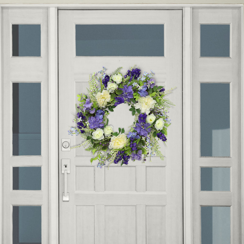 Faux Pine Polyester 24'' Wreath