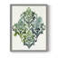«Algae and Azule Motif II», reproduction encadrée - bois massif-959084725-959084730