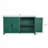 59"Green Accent Cabinet with 4 Doors