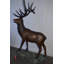 Statue en nacre debout en bronze de taille réelle, sculpture de style occidental majestueux, l 42 po x l 31 po x H 77 po
