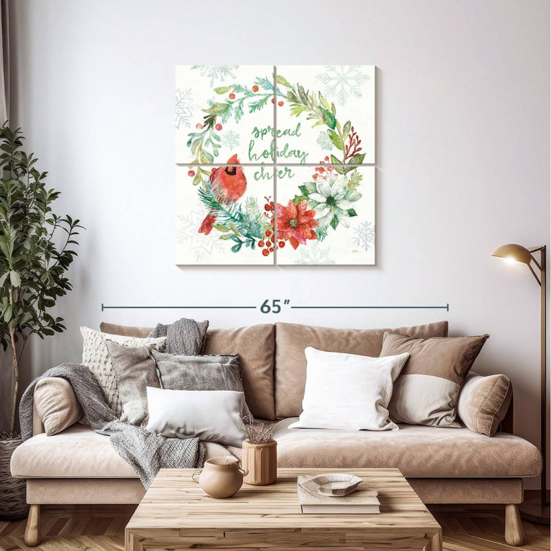 Lelend Festive Feathers II, 38" H x 38" W