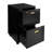 Lockable Engineered Wood 2-Drawer Mobile File Cabinet-1412590883