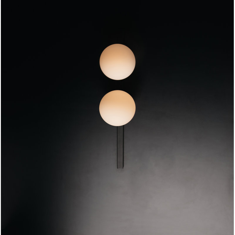 Sanjaya Plug-in Armed Sconce, Black