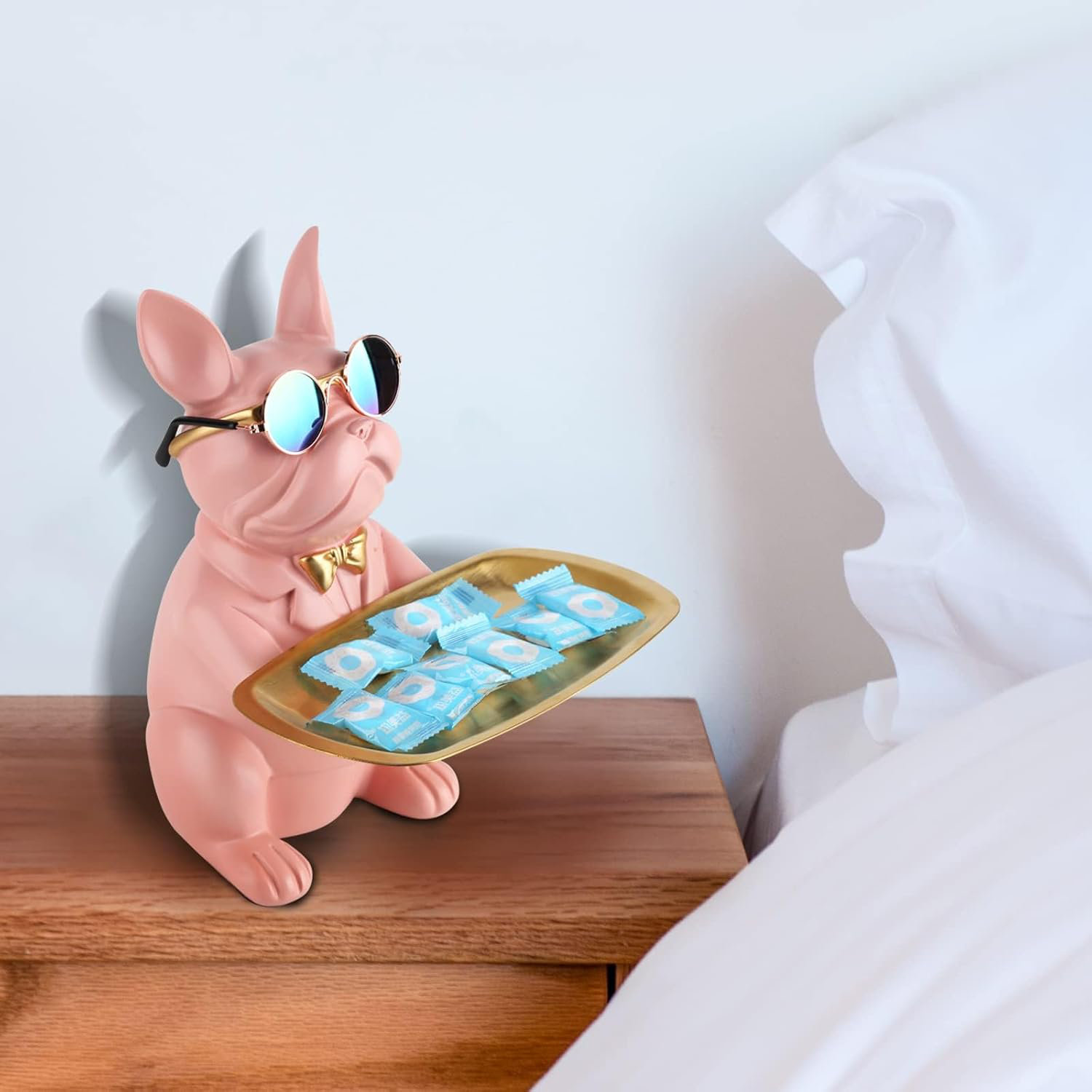 Mercer41 French Bulldog Gifts Key Holder Candy Dish Tray Home Decor ...