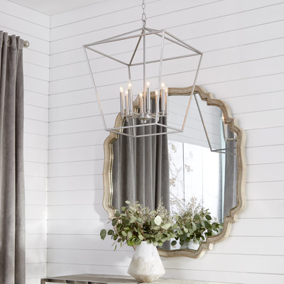 Arletta 8 - Light Dimmable Lantern Geometric Chandelier