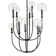 Alchemy 10-Light Multi-Tier Chandelier with Tapered Globes