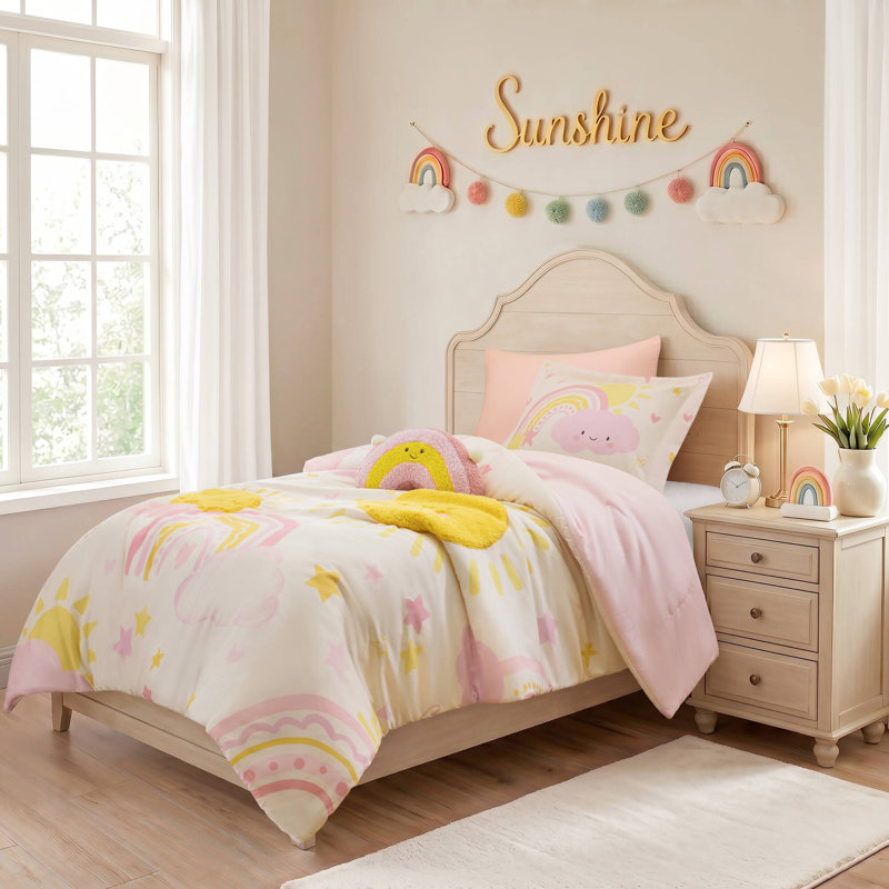 Ensemble de couette 4 pièces Sunshine, Lit simple