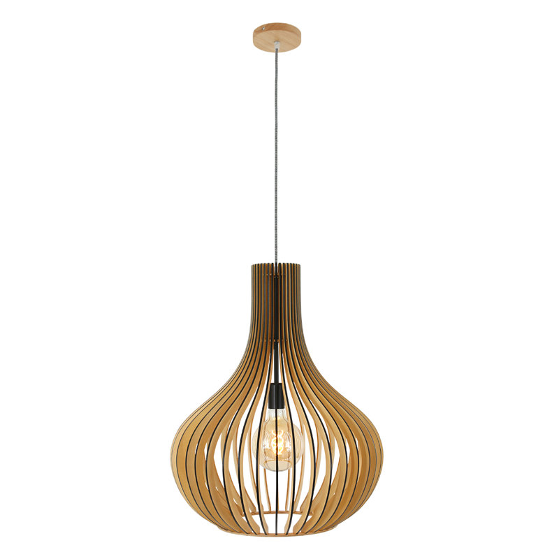 Preston 1 - Light Brown Teardrop Pendant