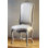 Upholstered Side Chair in Gray