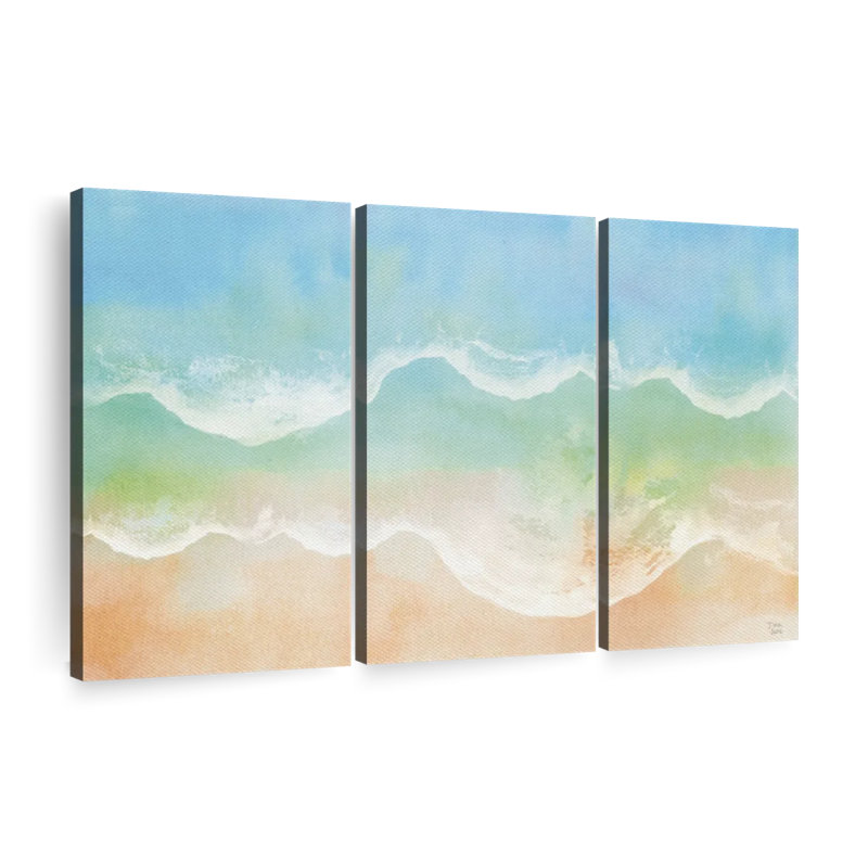 «Summer Ocean Breeze II», 3 pièces, H 32 po x l 50 po