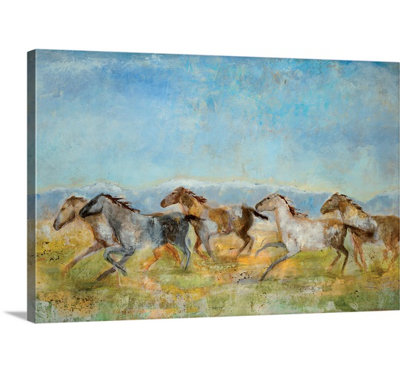 «Excitation», reproduction sur toile tendue