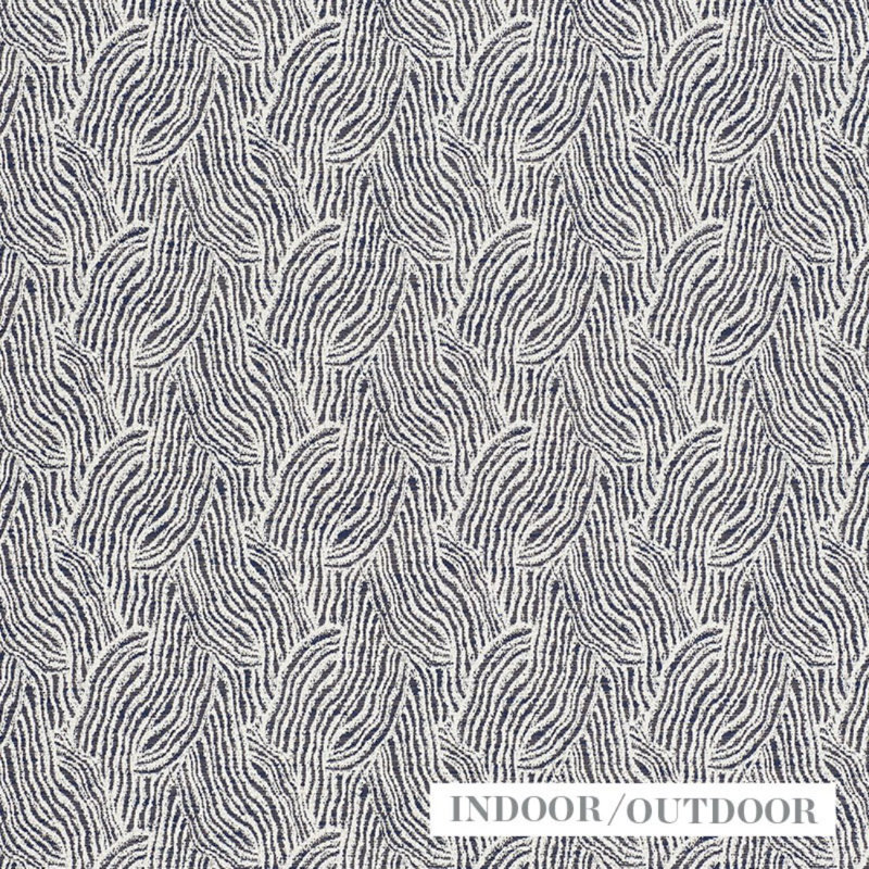 Strata Indoor/Outdoor Fabric, Indigo