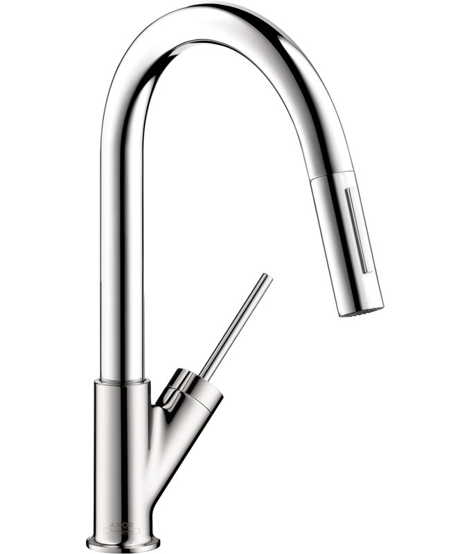 AXOR Starck Single Handle Kitchen Faucet, Chrome