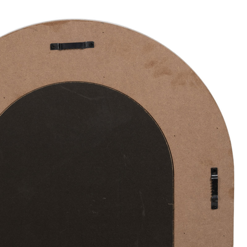 Abhimanyu Wood Oval Wall Mirror