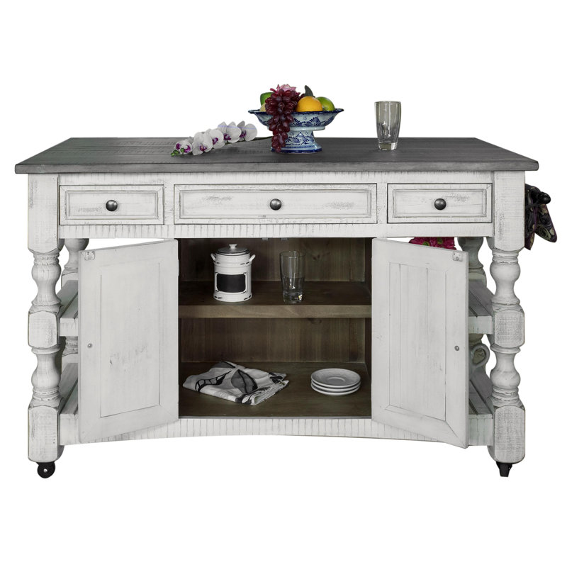 Stonegate Kitchen Island with Solid Wood Top