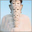 Magnifying Figure Print by Lillian August