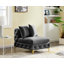Chaise d'appoint en velours touffeté l 30 po-328442515