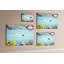 Wall Mounted cork board with print wall art notice boards home office bulletin board ideas Sea stuff