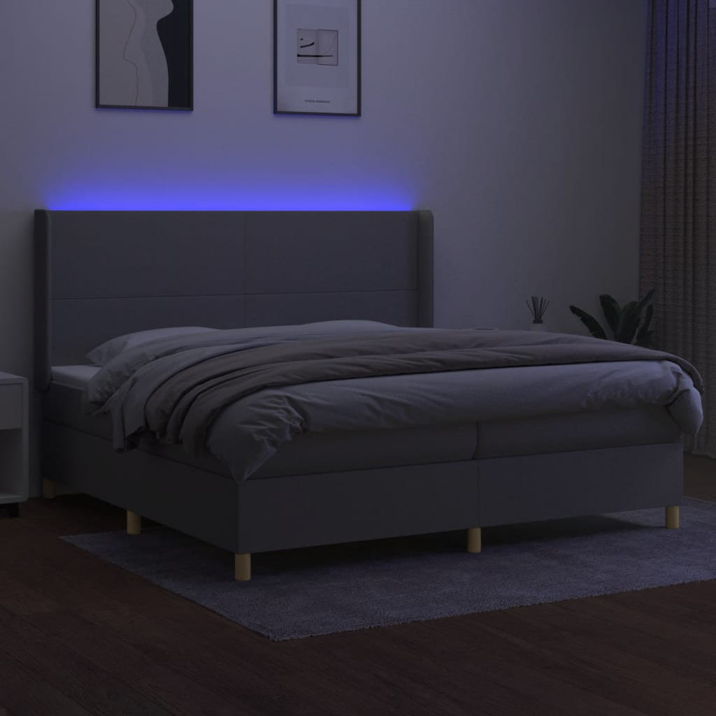 Boxspringbett Benjam, 200 x 200 cm