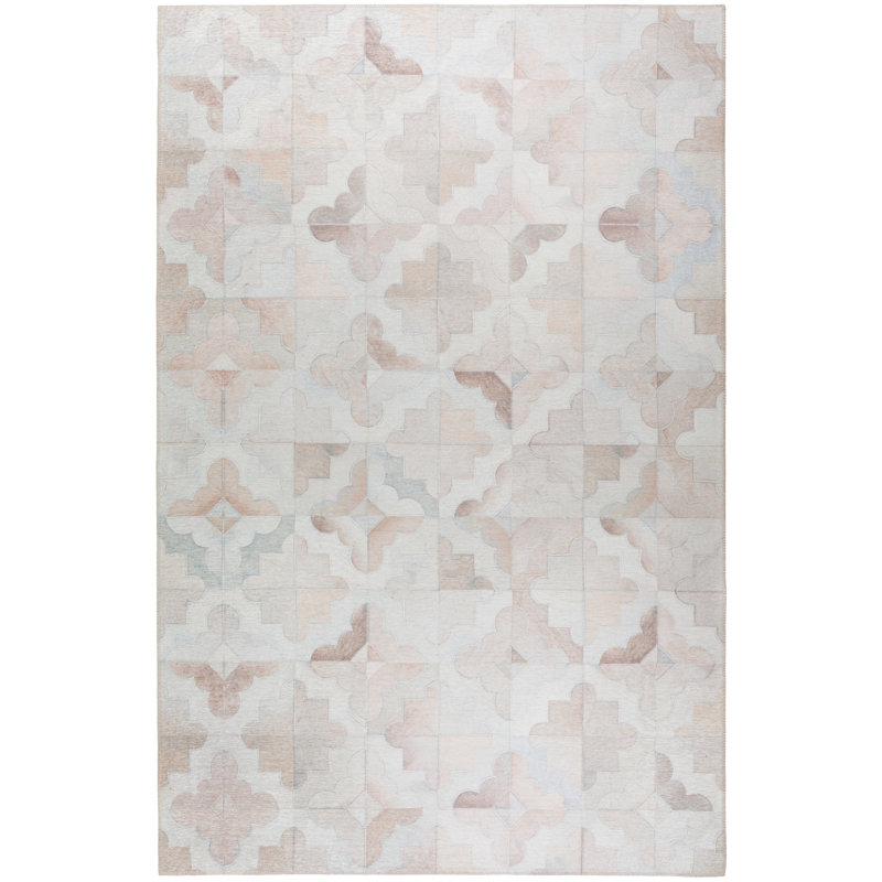 Chenille Patchwork Indoor / Outdoor Rug, Rectangle 1'8" x 2'6"
