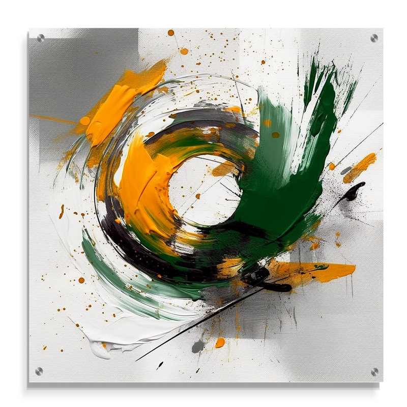 Clariano - Abstract Acrylic Wall Art Decor, 36" H x 36" W