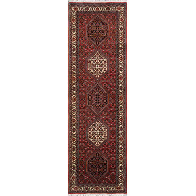 Shirvan One-of-a-Kind Runner 2'11" X 9'10" New Age Runner Wool Area Rug Red/Black/Beige