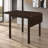 Cappuccino Dining Table With Drop Extension Leaf